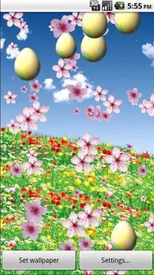 Easter in bloom Lite Live Wallpaper android App screenshot 1